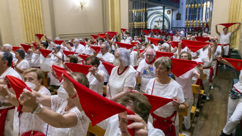Fotos del día de los mayores de San Fermín.