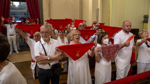 Fotos del día de los mayores de San Fermín.