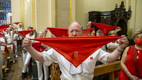 Fotos del día de los mayores de San Fermín.