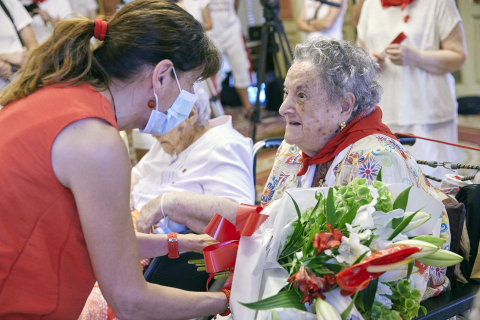 Fotos del día de los mayores de San Fermín.