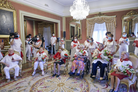 Fotos del día de los mayores de San Fermín.