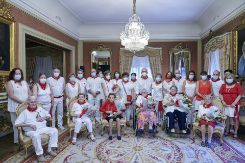 Fotos del día de los mayores de San Fermín.