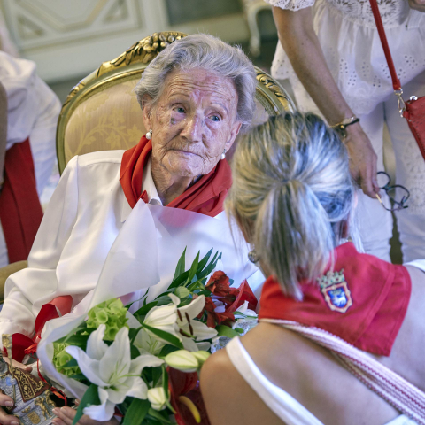 Fotos del día de los mayores de San Fermín.