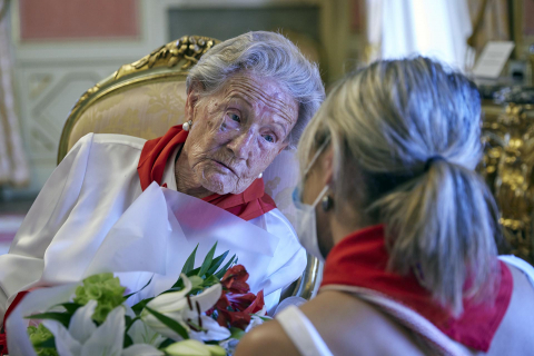 Fotos del día de los mayores de San Fermín.