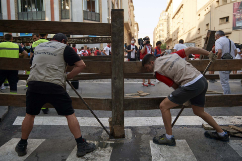 Fotos del octavo encierro de San Fermín