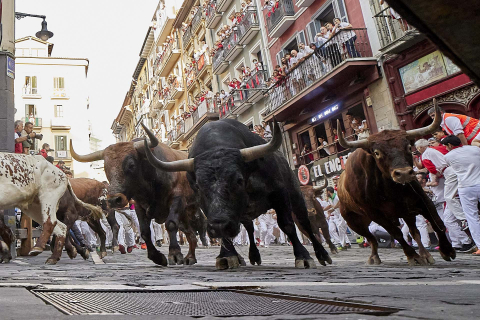 Fotos del octavo encierro de San Fermín