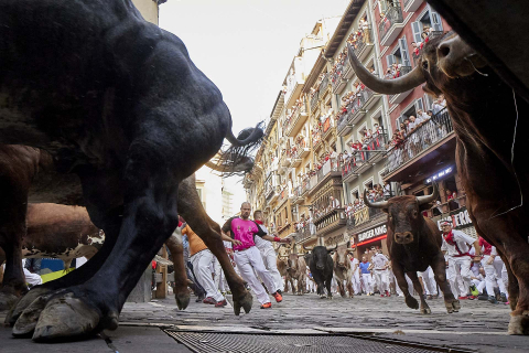 Fotos del octavo encierro de San Fermín