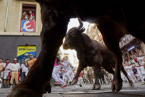 Fotos del octavo encierro de San Fermín