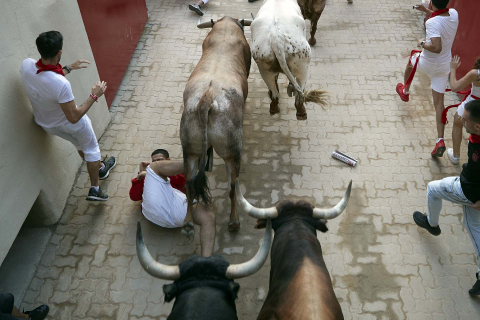 Fotos del octavo encierro de San Fermín