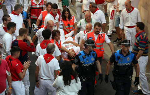 Fotos del octavo encierro de San Fermín