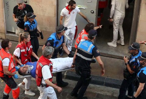 Fotos del octavo encierro de San Fermín