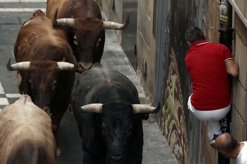 Fotos del octavo encierro de San Fermín