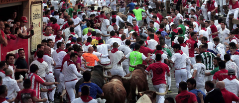 Fotos del octavo encierro de San Fermín
