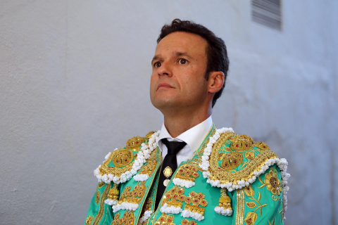 Antonio Ferrera lidió solo a los toros de la ganadería Miura