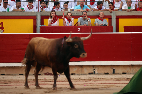 Antonio Ferrera lidió solo a los toros de la ganadería Miura