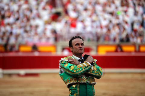 Antonio Ferrera lidió solo a los toros de la ganadería Miura