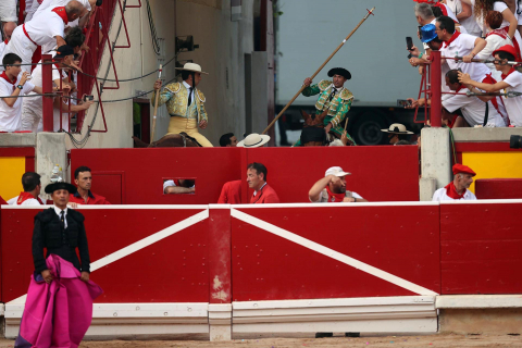 Antonio Ferrera lidió solo a los toros de la ganadería Miura