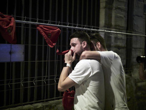 Pobre de Mí de San Fermín 2022 en Pamplona.