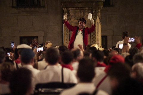 Pobre de Mí de San Fermín 2022 en Pamplona.