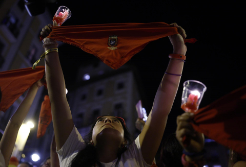 Pobre de Mí de San Fermín 2022 en Pamplona.