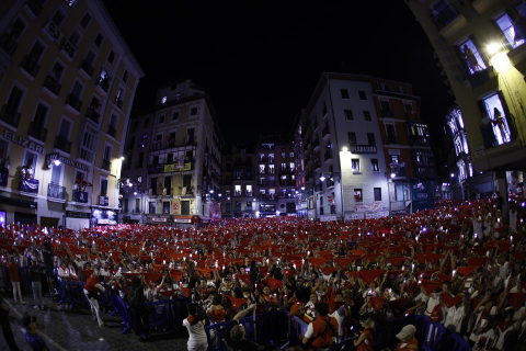 Pobre de Mí de San Fermín 2022 en Pamplona.