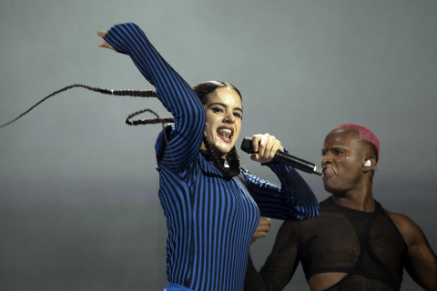 Rosalía, en el concierto en el Auditorio Marina Sur de Valencia