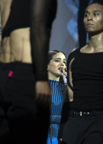 Rosalía, en el concierto en el Auditorio Marina Sur de Valencia