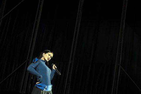 Rosalía, en el concierto en el Auditorio Marina Sur de Valencia