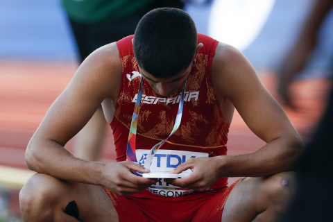 Asier Martínez, bronce en el Mundial de Atletismo de Eugene