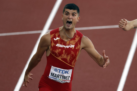 Asier Martínez, bronce en el Mundial de Atletismo de Eugene