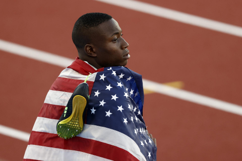 Imágenes de la final de los 110 metros vallas del Mundial de Eugene