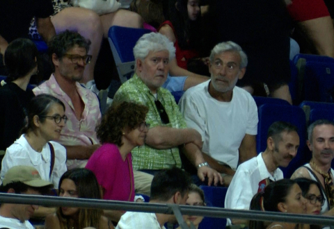 Pedro Almodóvar, en el concierto de Rosalía en Madrid./