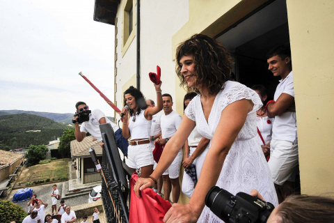 Cohete de las fiestas de Pueyo