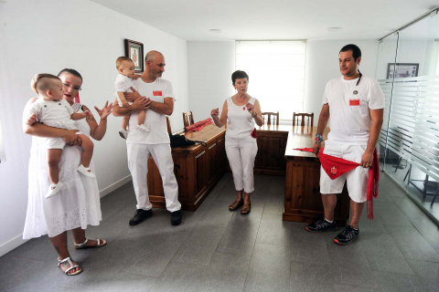 Cohete de las fiestas de Pueyo