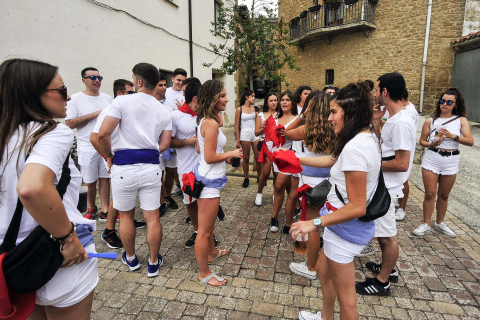 Cohete de las fiestas de Pueyo