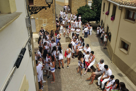 Cohete de las fiestas de Pueyo