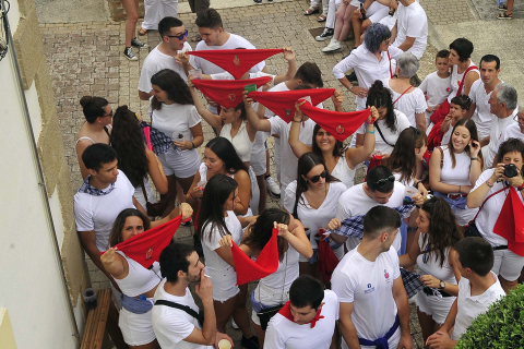 Cohete de las fiestas de Pueyo