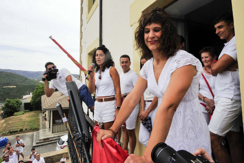 Cohete de las fiestas de Pueyo
