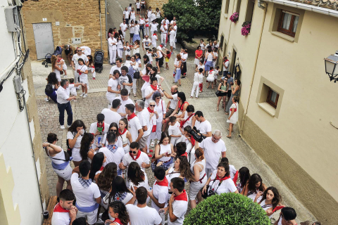 Cohete de las fiestas de Pueyo