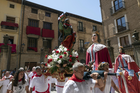 Fotos de la procesión del apóstol Santiago de Puente la Reina.