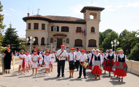 Fotos de la procesión de las Santas Reliquias, San Adrián y la Virgen de la Palma en San Adrián.