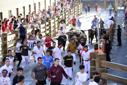 Tercer encierro de fiestas de Tudela