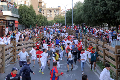 cuarto encierro de fiestas de Tudela