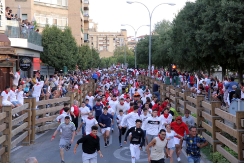 cuarto encierro de fiestas de Tudela
