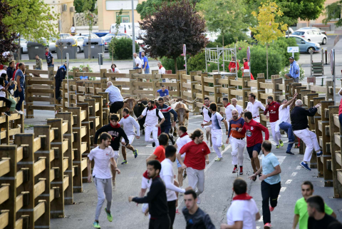 cuarto encierro de fiestas de Tudela