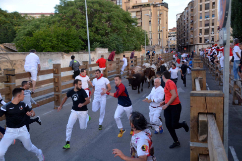 cuarto encierro de fiestas de Tudela