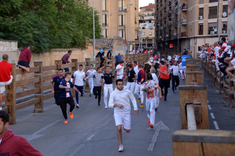 cuarto encierro de fiestas de Tudela