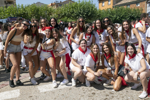 Fotos del chupinazo de Lodosa.