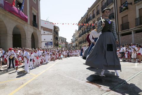 Fotos del chupinazo de Lodosa.