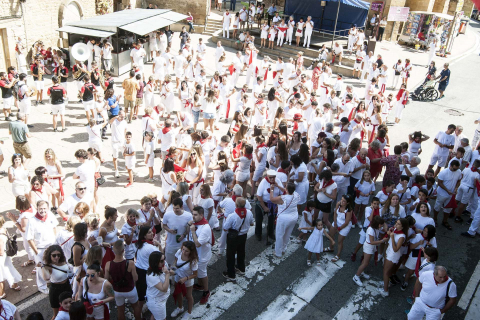 Cohete de las fiestas de San Martín de Unx